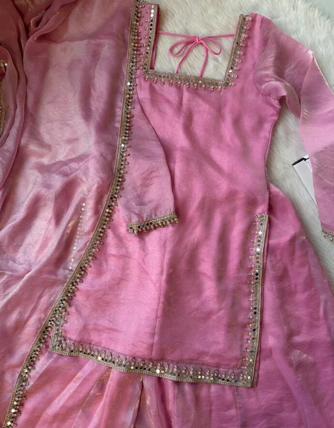 Blush Sharara Set - Image 4