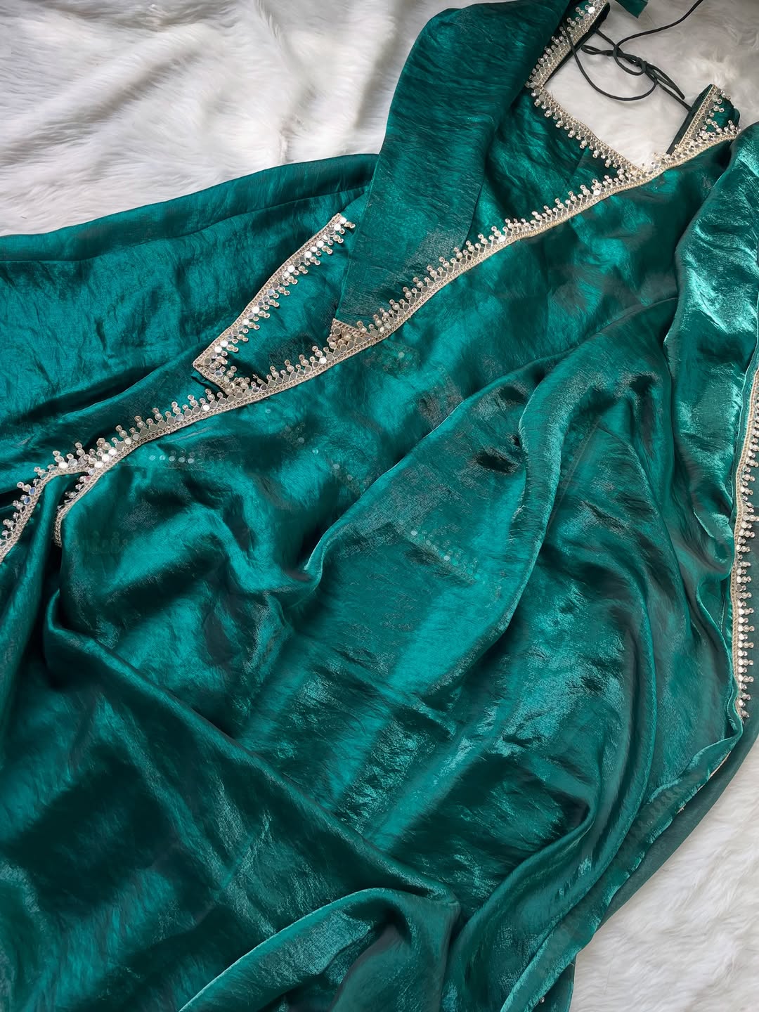 Green Sharara Set - Image 4